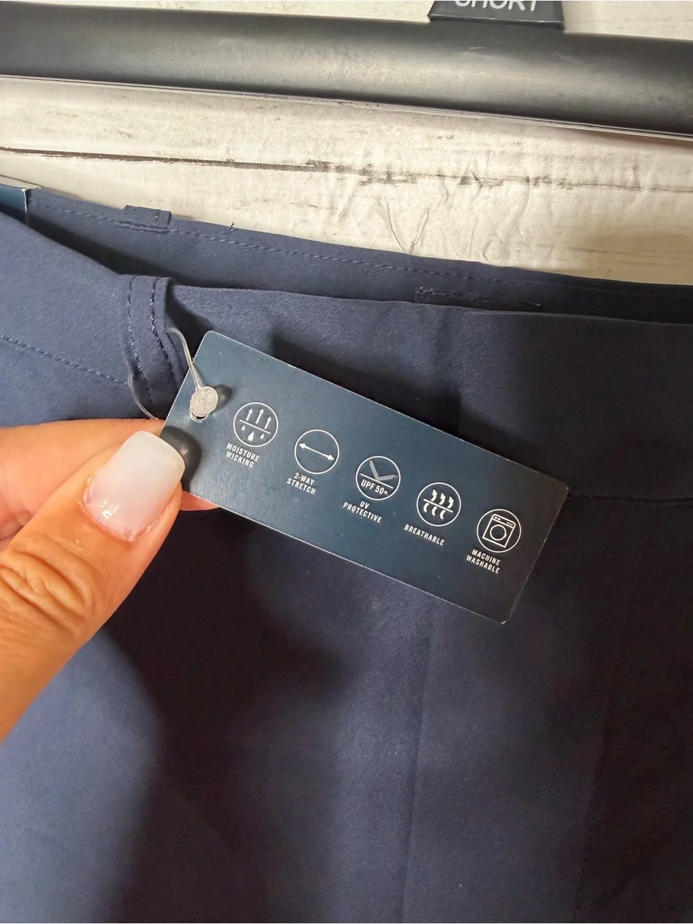 J. Crew Navy Blue 9” Inseam Tech Shorts Size 29